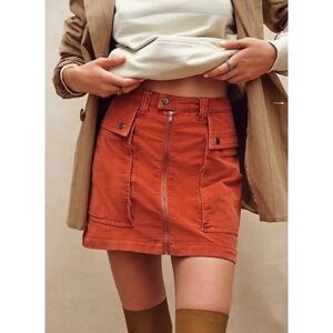 Free people Zoe corduroy mini skirt